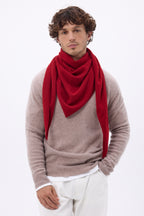 Echarpe Bandana Oversize Triangle Unie Amel - Coulis - Homme