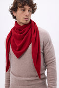 Echarpe Bandana Oversize Triangle Unie Amel - Coulis - Homme