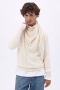 Echarpe Bandana Oversize Triangle Unie Amel - Blanc - Homme