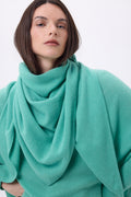 Echarpe Bandana Oversize Triangle Unie Amel - Vert Pastel - Femme