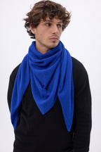 Echarpe Bandana Oversize Triangle Unie Amel - Bleu Roi - Homme