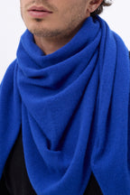Echarpe Bandana Oversize Triangle Unie Amel - Bleu Roi - Homme