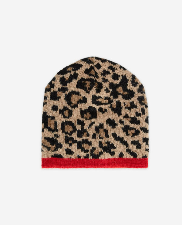 The Kooples - Bonnet Jacquard Leopard - Mixte