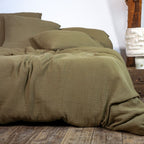 Housse De Couette En Gaze De Coton Amore - Bronze