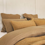 Housse De Couette En Gaze De Coton Amore - Bronze