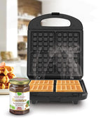 Gaufrier + Pot Nocciolata - 1200W - Noir