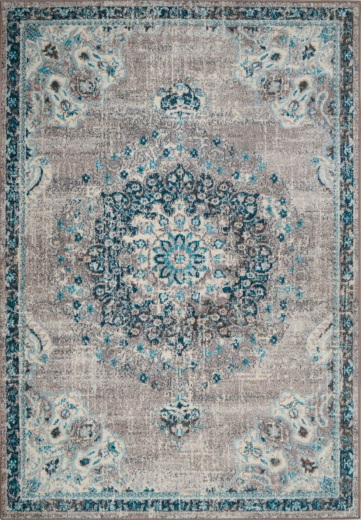 Anatolia - Tapis D'Intérieur - Polypropylène - Bleu