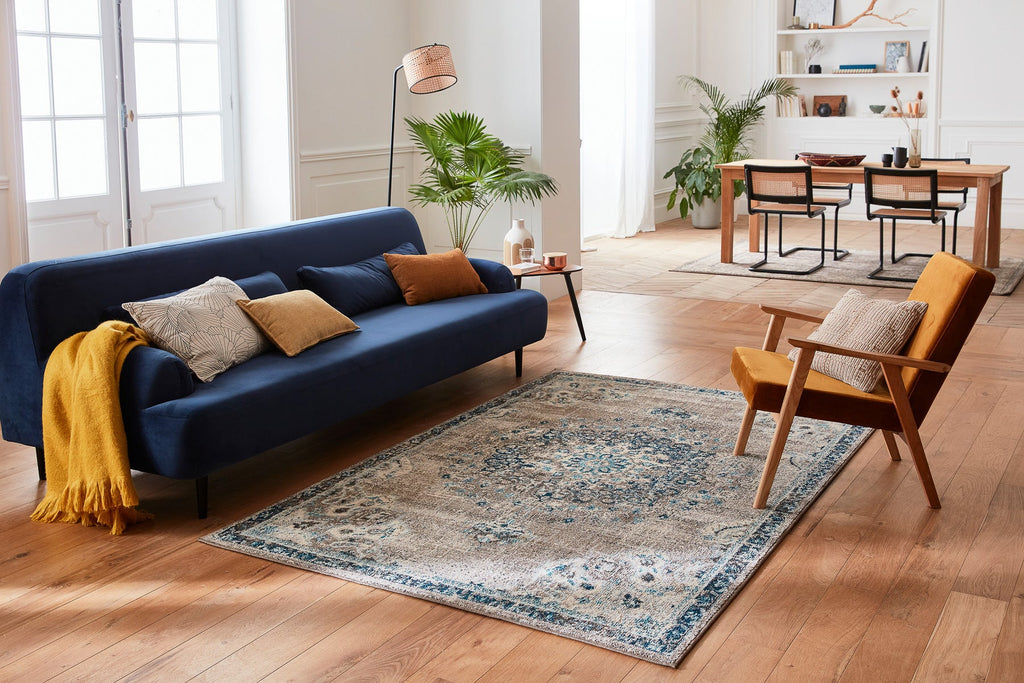 Anatolia - Tapis D'Intérieur - Polypropylène - Bleu