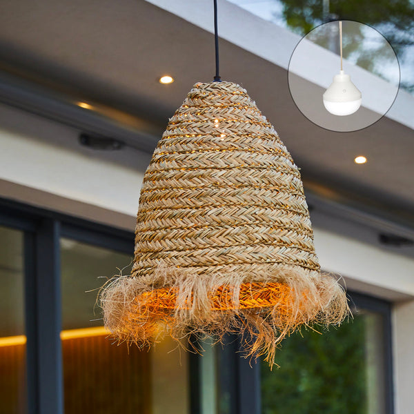 Anafi - Wireless Pendant Light - Seagrass - Beige