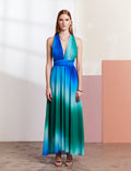 Robe Bleue & Verte Solina