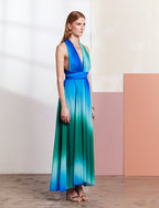 Robe Bleue & Verte Solina