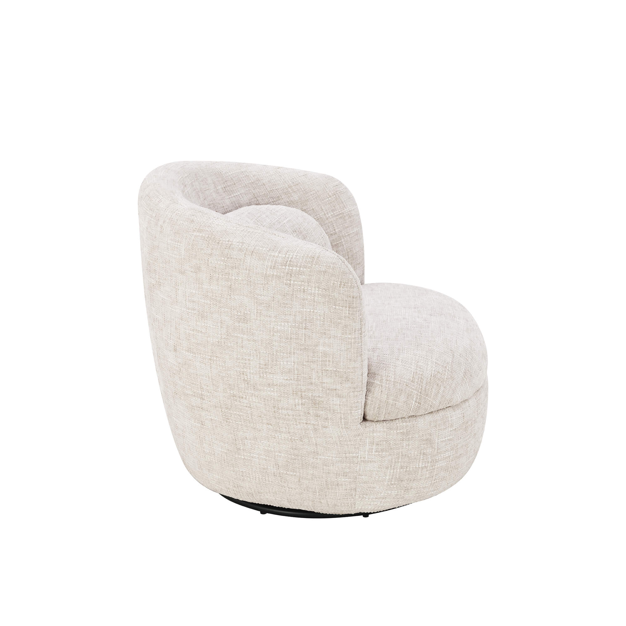 Ander - Swivel Armchair - Fabric - Beige