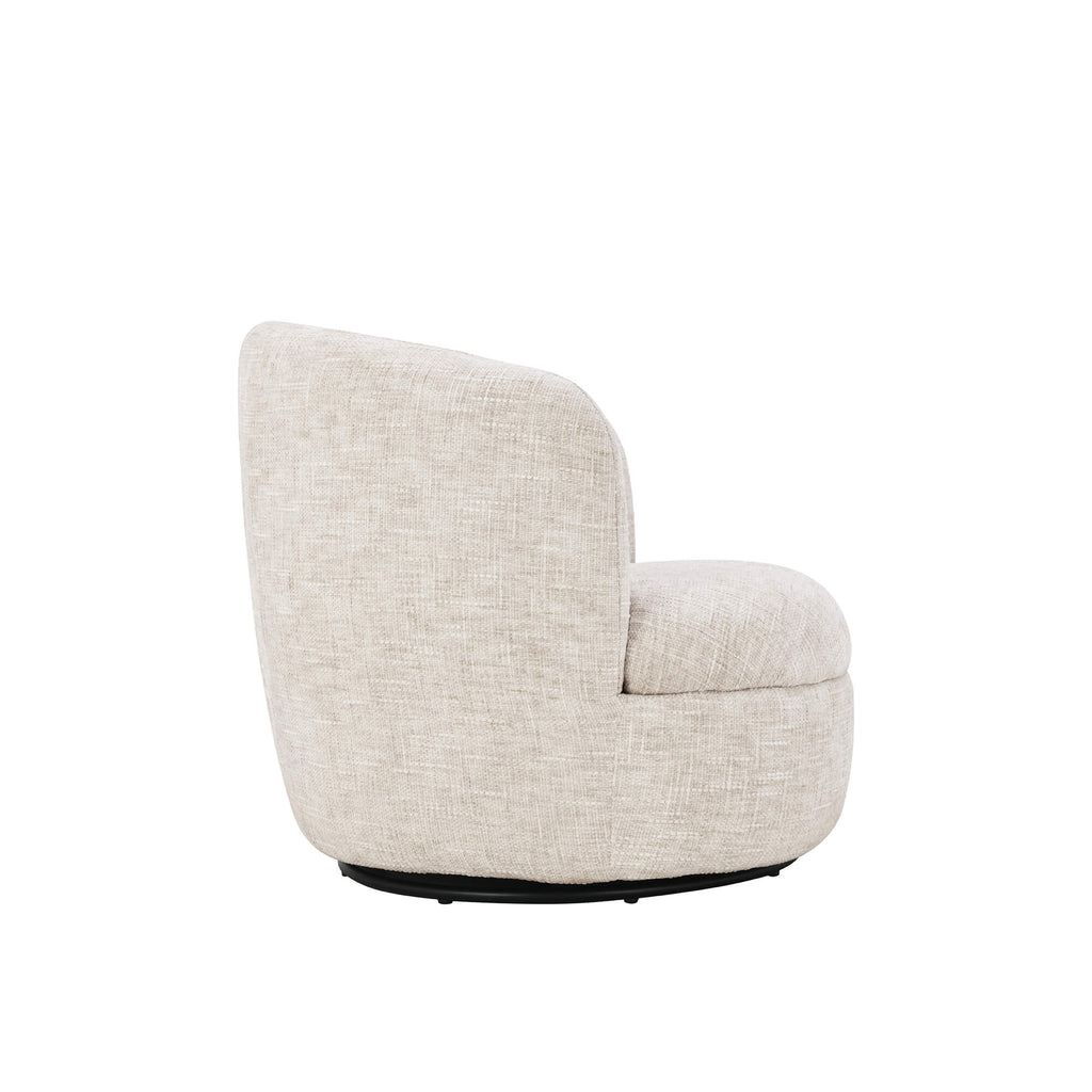 Ander - Swivel Armchair - Fabric - Beige