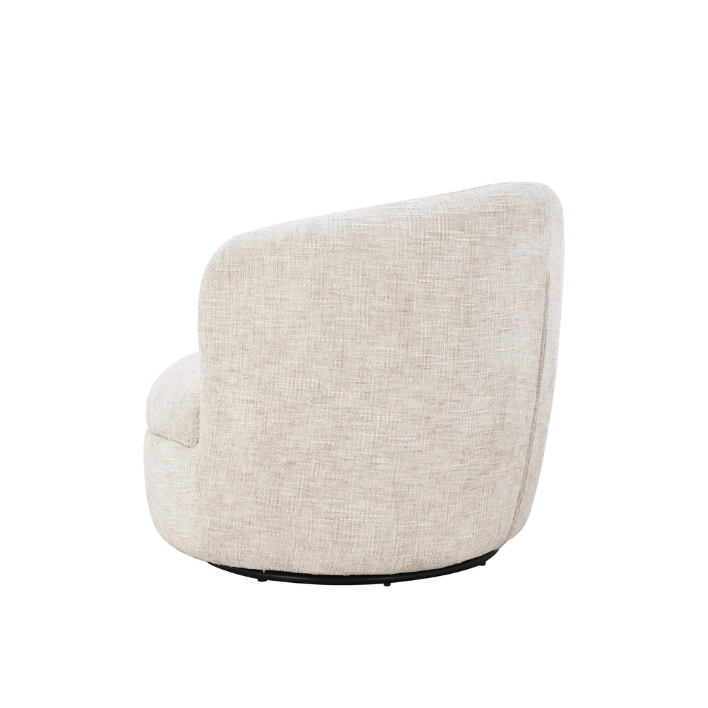 Ander - Swivel Armchair - Fabric - Beige