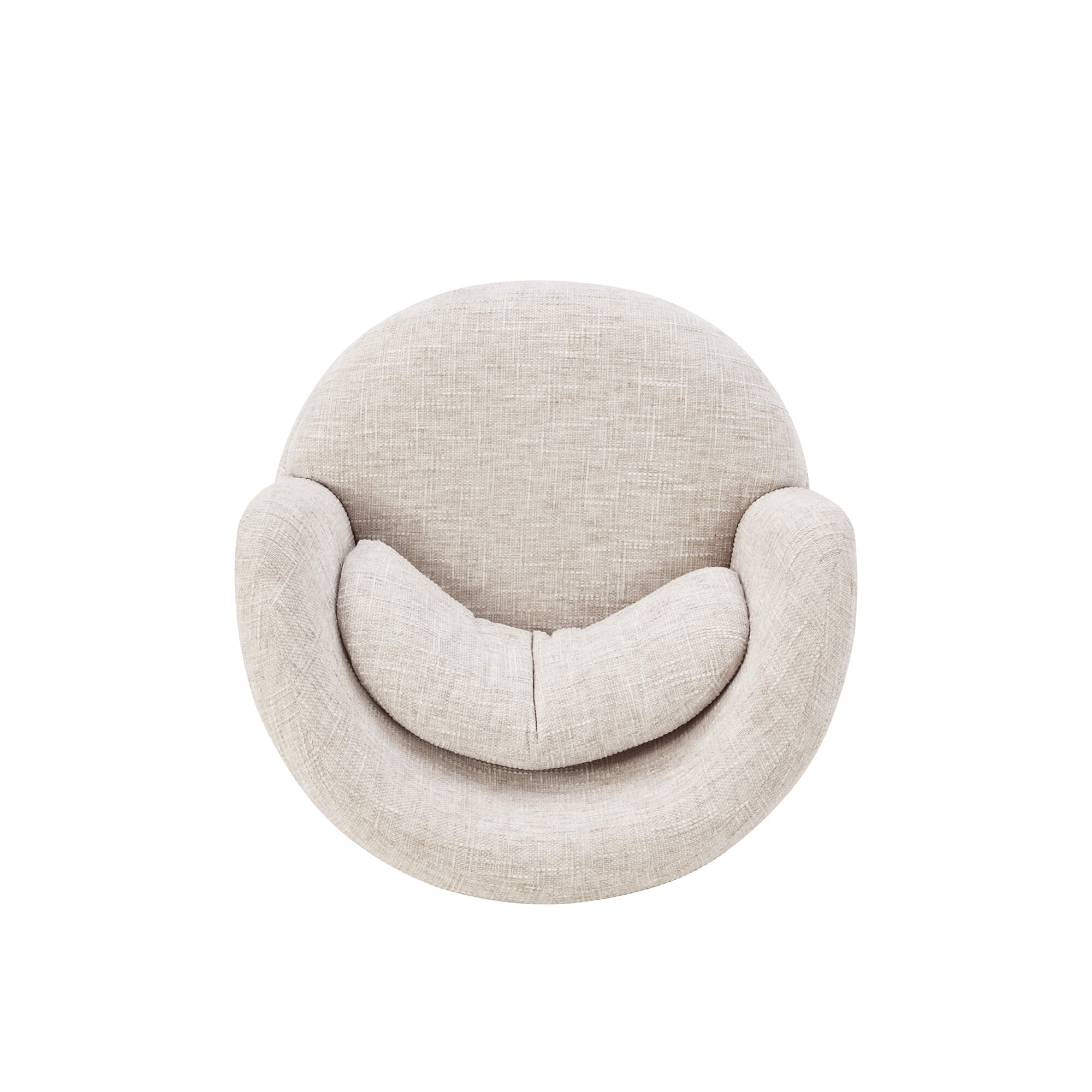 Ander - Swivel Armchair - Fabric - Beige