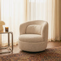 Ander - Swivel Armchair - Fabric - Beige