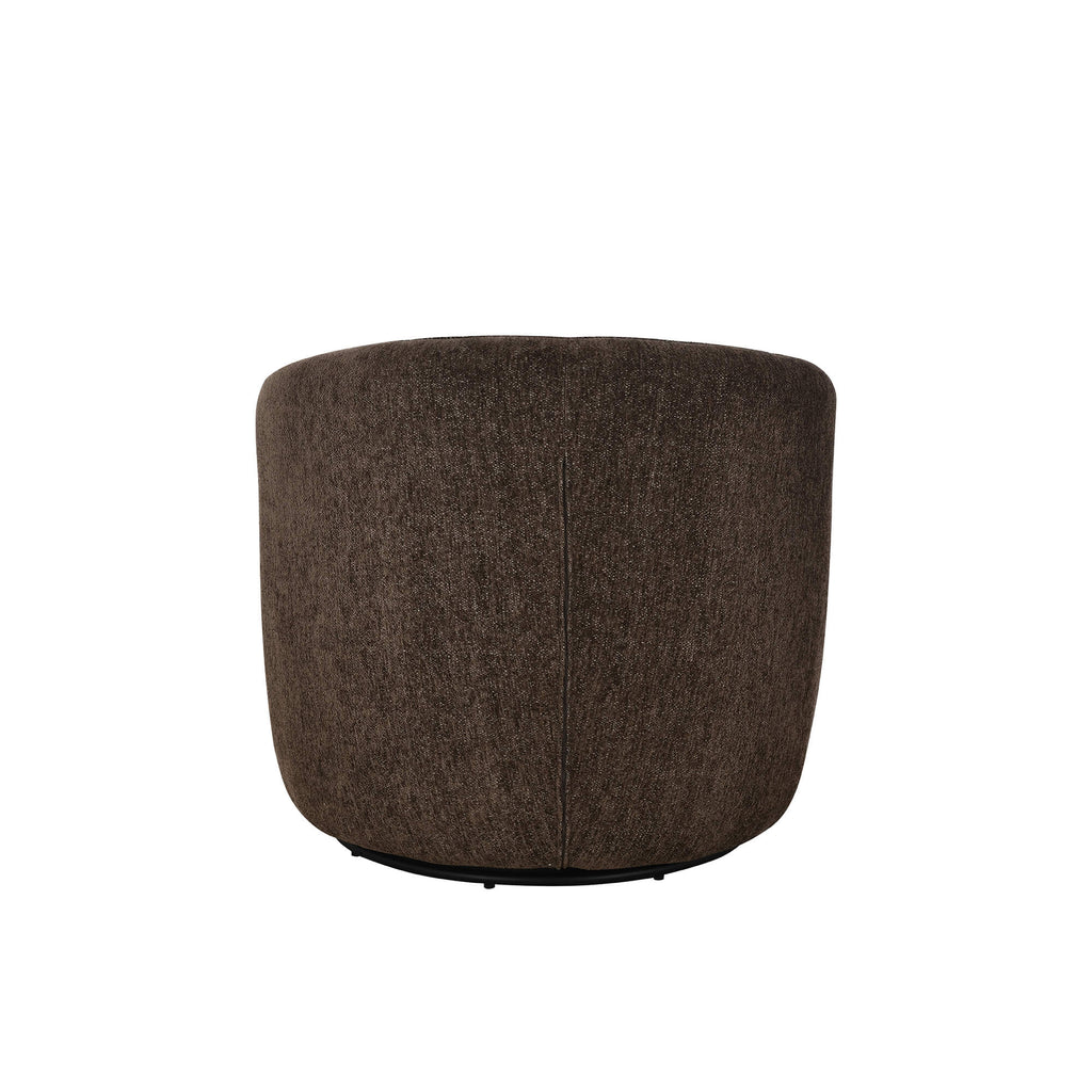 Ander - Sillón Giratorio - Tela - Marrón