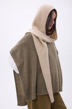 Pasamontañas Bufanda Angela - Beige crema - Unisex
