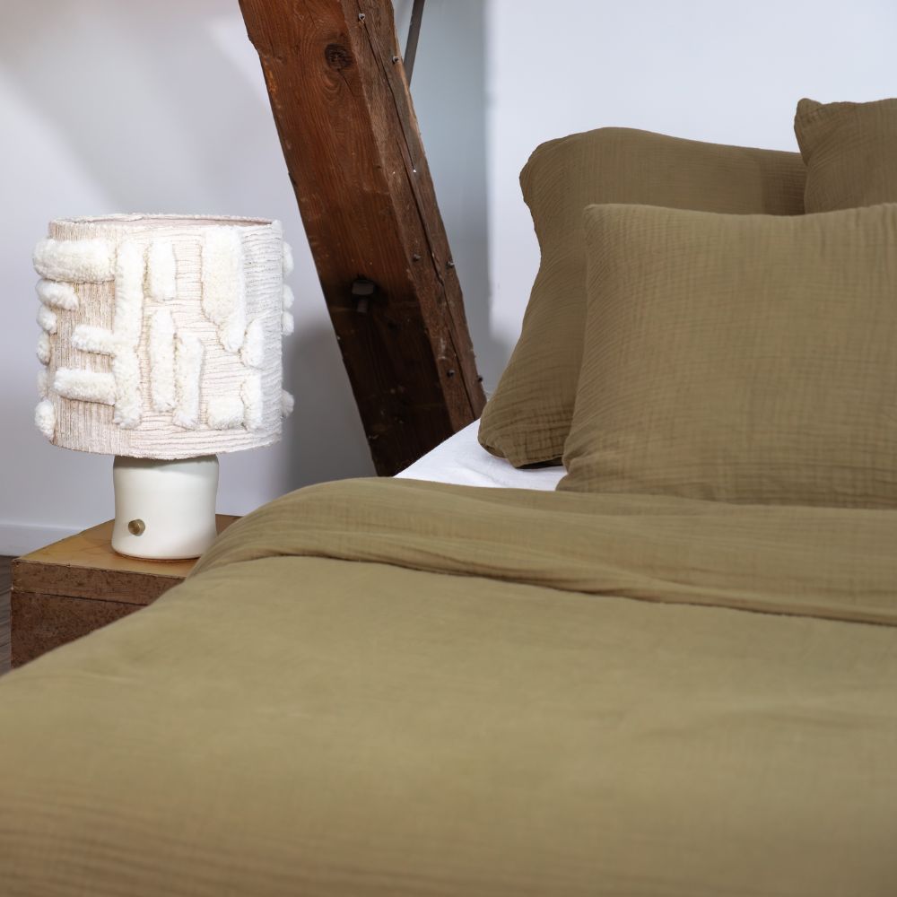 Angelo Cotton Gauze Pillowcase - Bronze