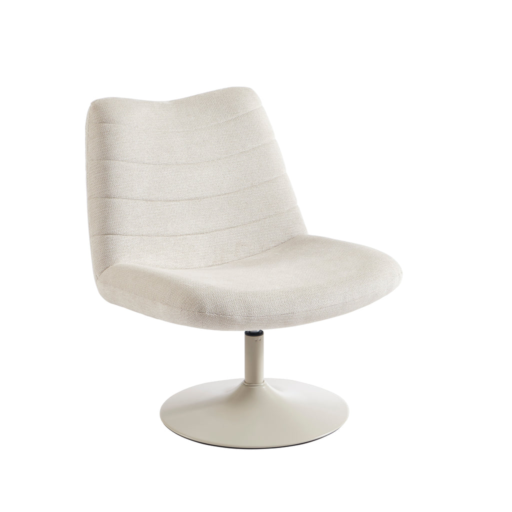 Antea - Fauteuil Rotatif - Tissu Beige