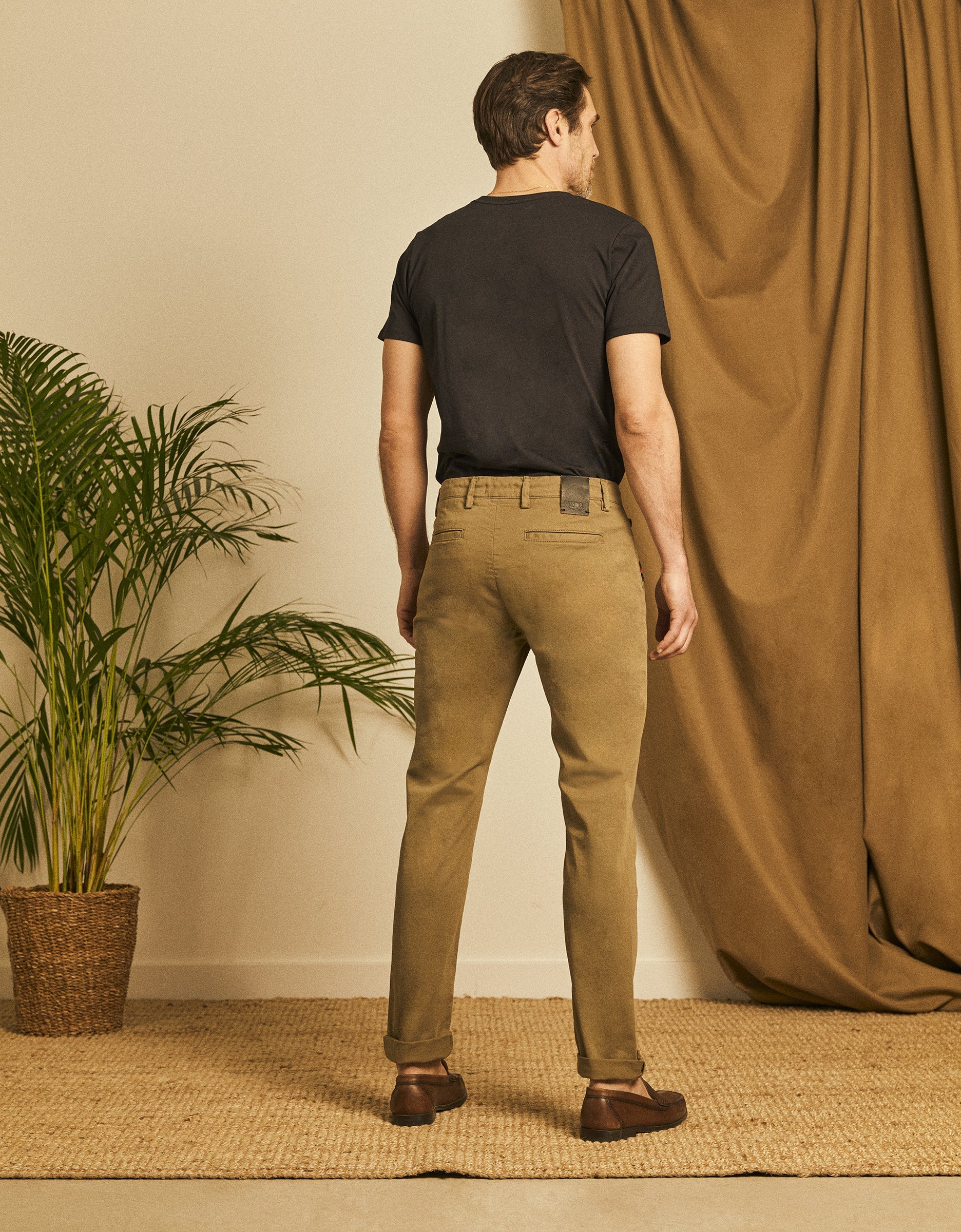 Reiko - Pantalón chino Antoine - Caqui - Hombre