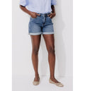 Short en Jean Femme - Jeans Uni Fonce