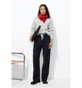 Mujer Pantalón ancho con cordón - Multicolor A rayas