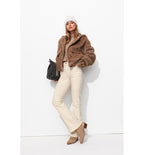Vaqueros Eugene Flare Mujer - Natural Plain Light