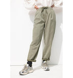 Pantalon Chino en Lyocell - Kaki Uni Clair