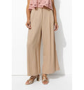 Mujer Pantalones anchos - Un solo color Natural claro