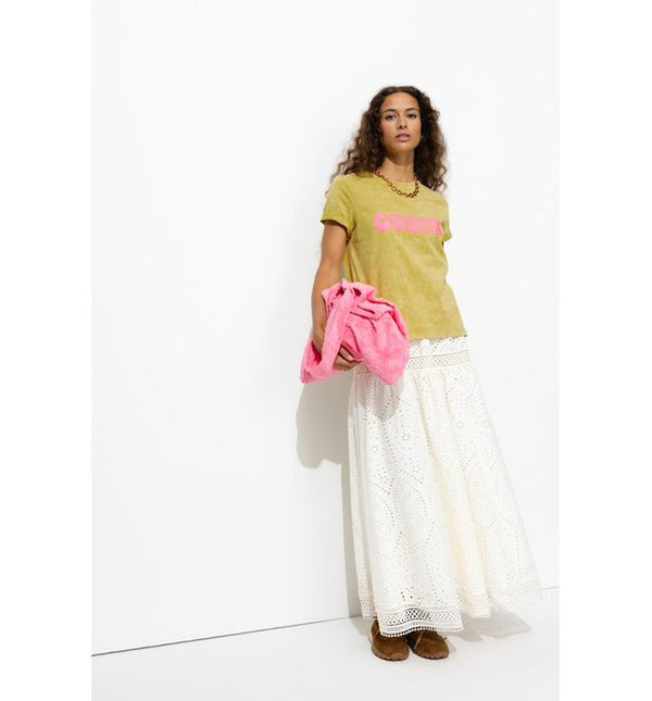 Camiseta Mujer Mensaje - Estampado multicolor