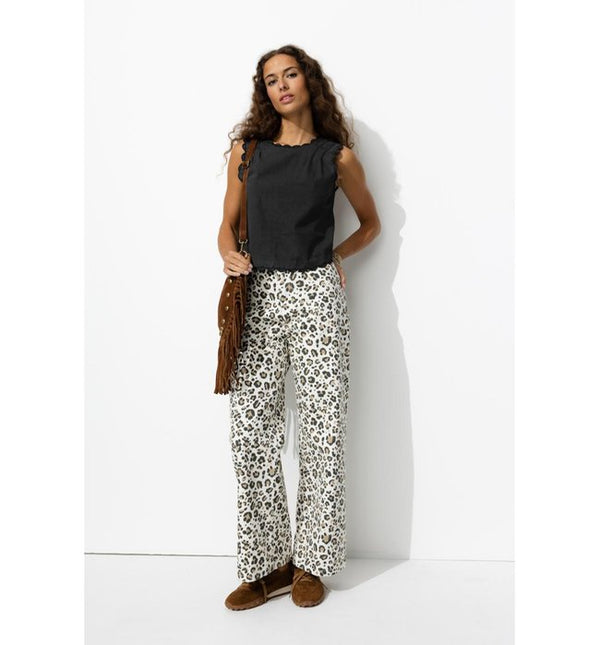 Women's Recto/verso Cropped Top - Plain Dark Gray