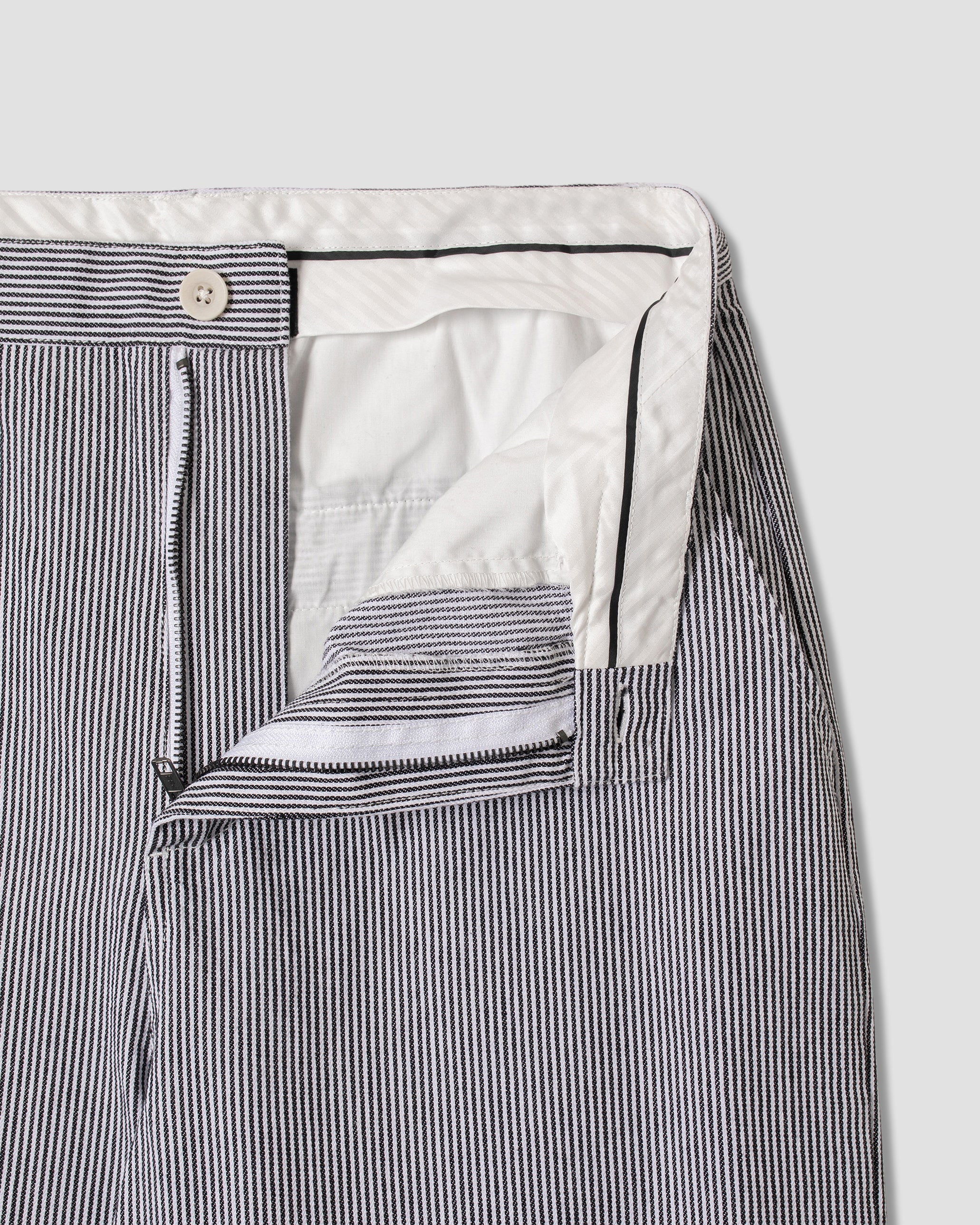 Pantalón A - Raya de nogal envejecido