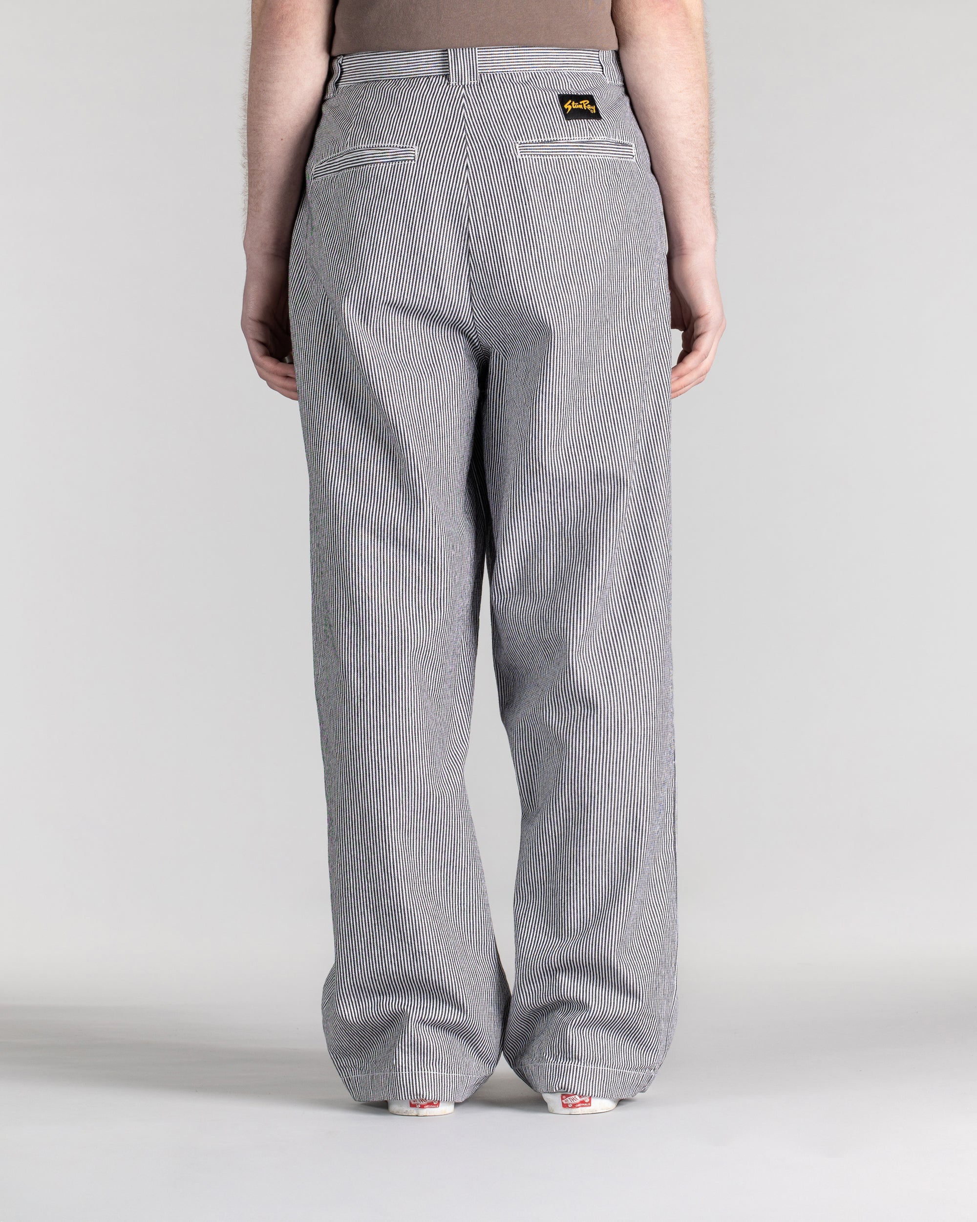 Pantalón A - Raya de nogal envejecido