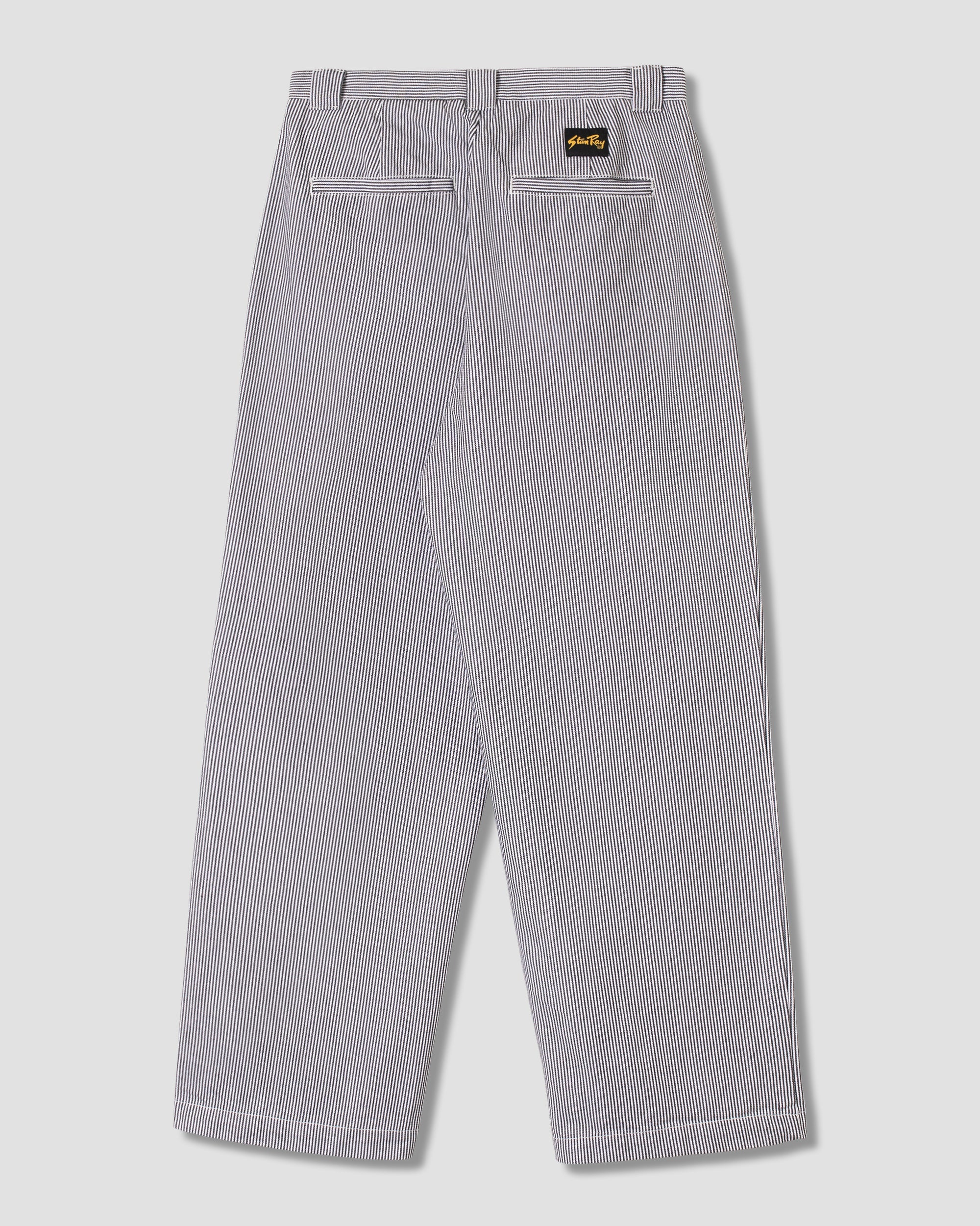 Pantalón A - Raya de nogal envejecido
