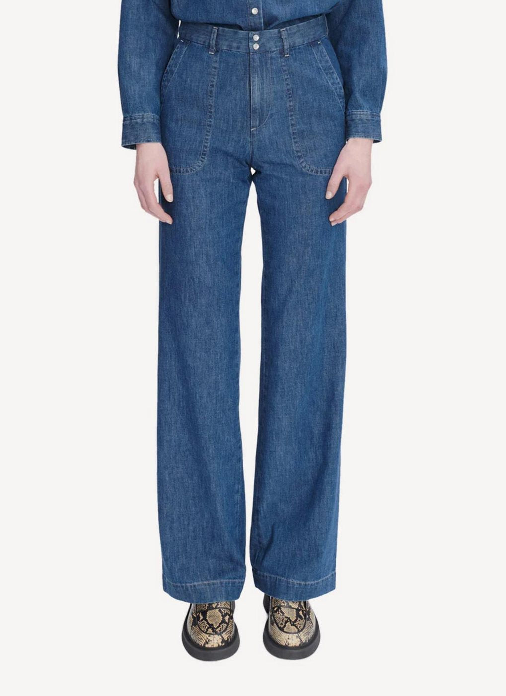 APC - Jean Seaside - Indigo Delave - Femme
