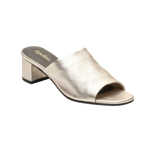 Apolina - Mules A Talon Lina - Doré