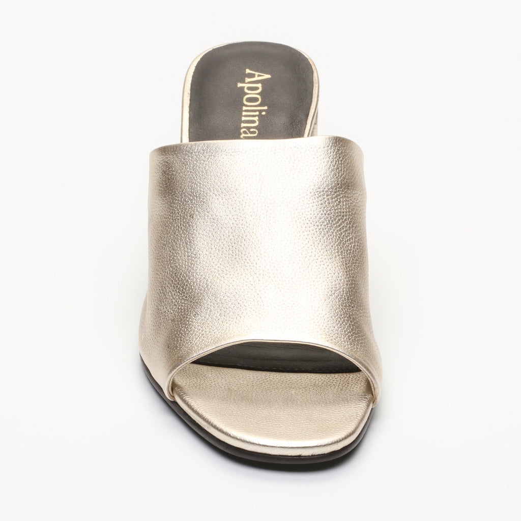 Apolina - Mules A Talon Lina - Doré