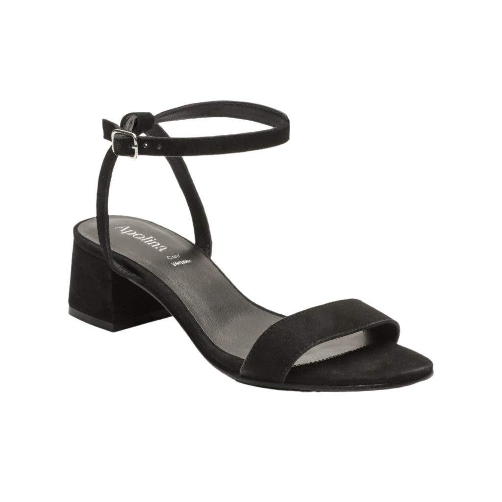 Apolina - Sandales A Talon Molly - Noir