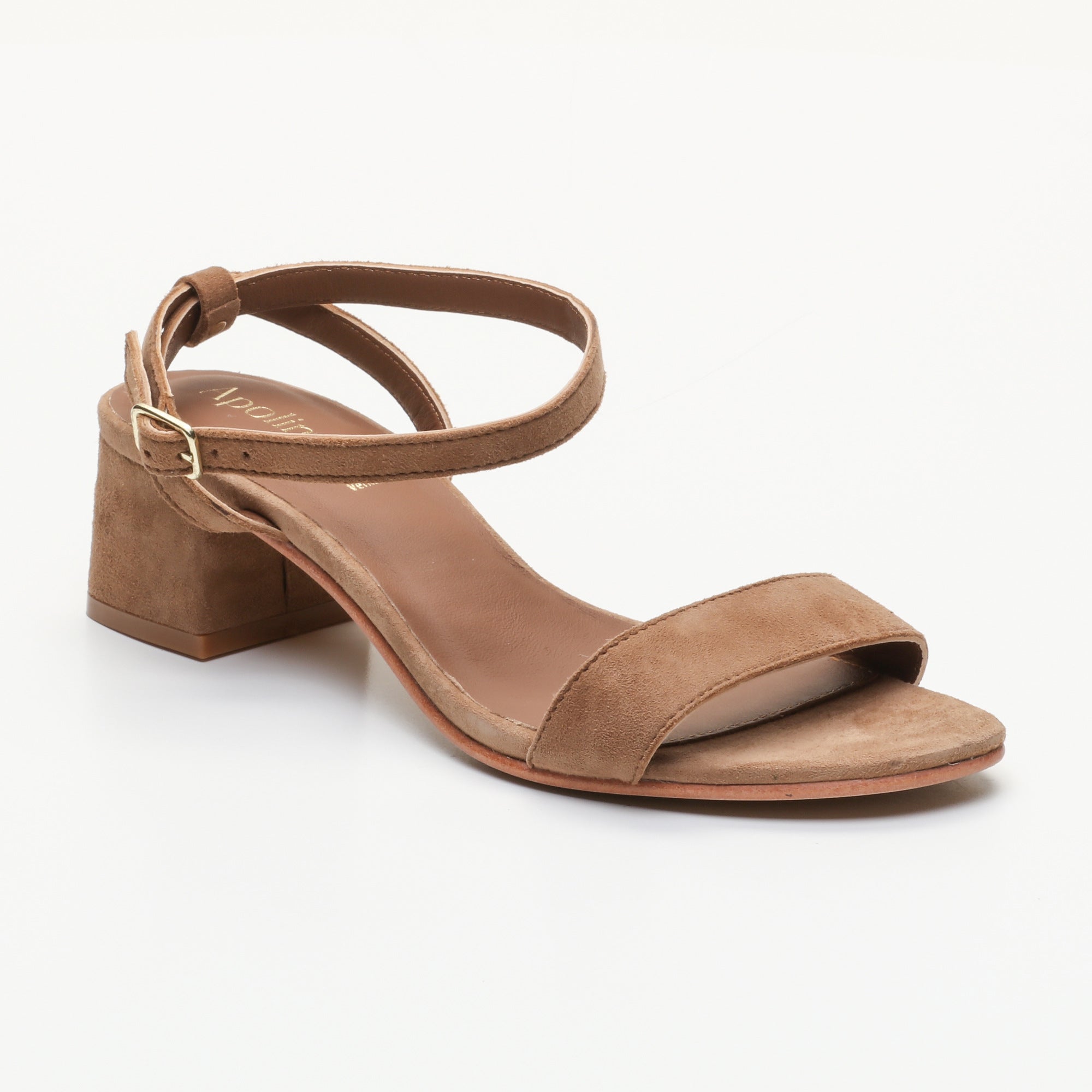 Apolina - Sandales A Talon Molly - Marron