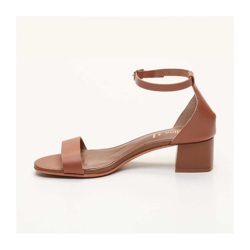 Dany Heeled Sandals - Brown