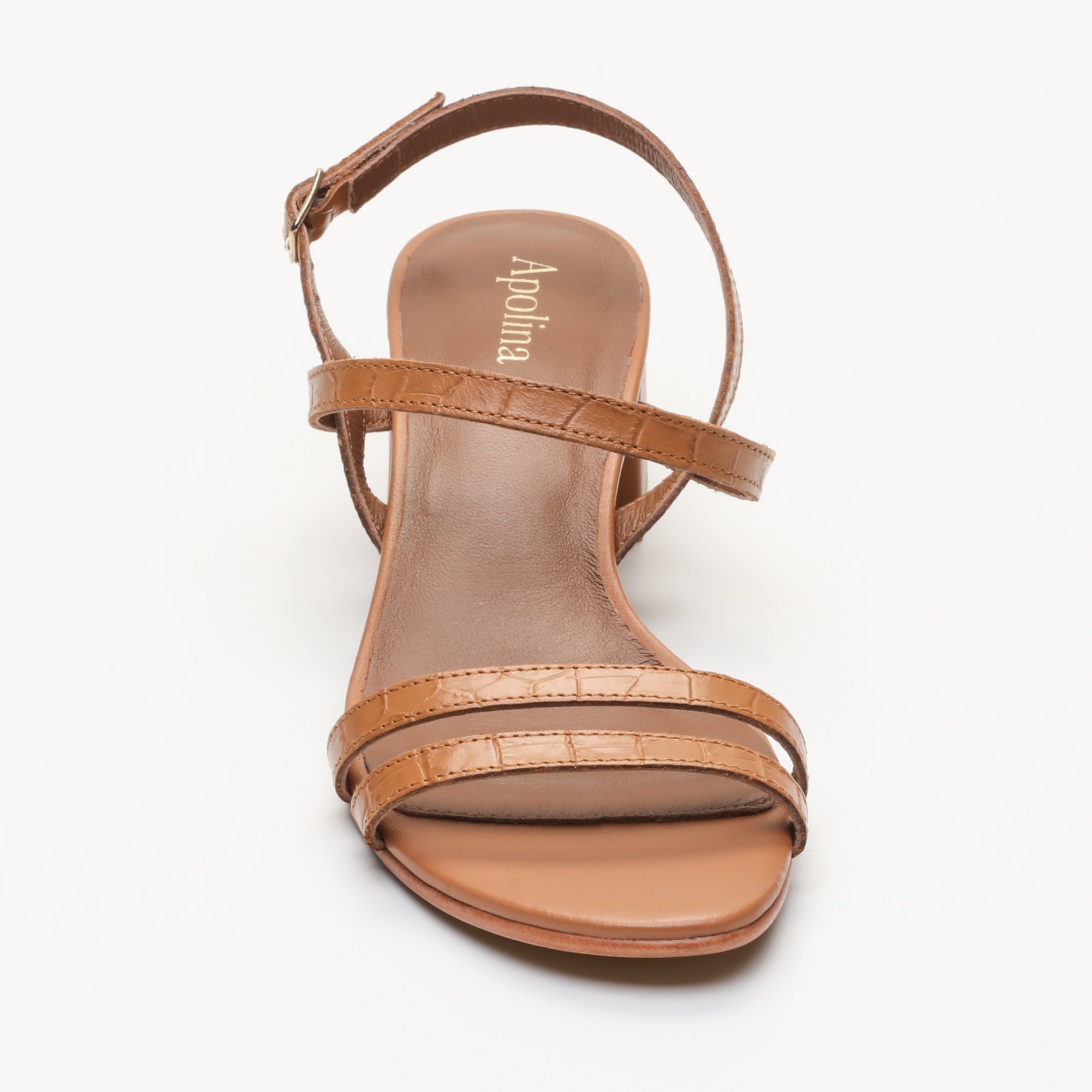 Apolina - Sandales A Talon Liam - Marron