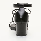 Apolina - Sandales A Talon Poppa - Noir