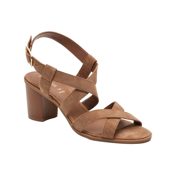 Apolina - Sandales A Talon Pavi - Marron