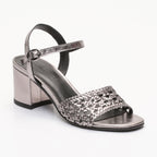 Apolina - Sandales A Talon Romane - Gris