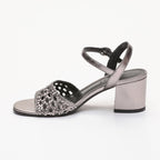 Apolina - Sandales A Talon Romane - Gris