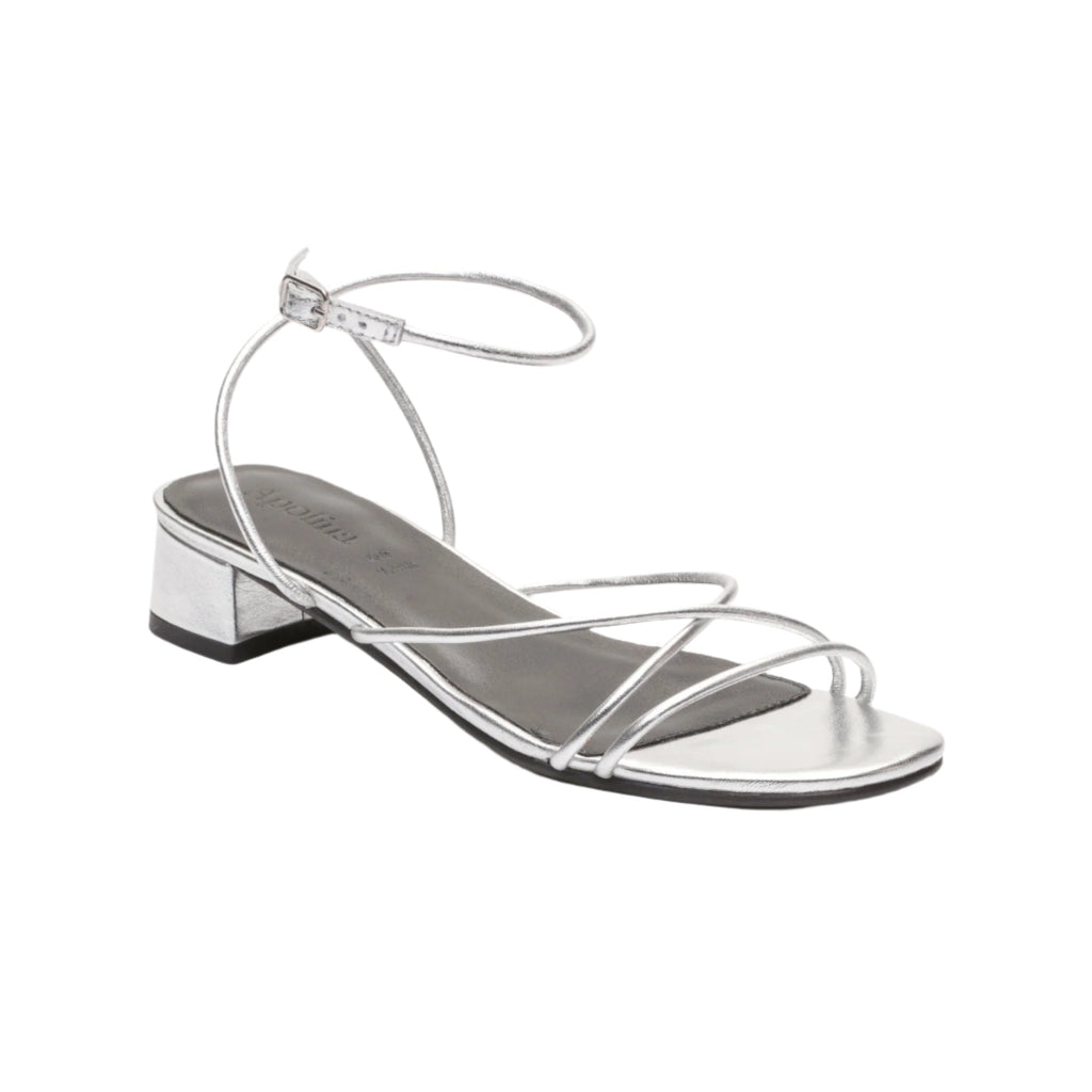 Apolina - Sandales A Talon Janelle - Argent
