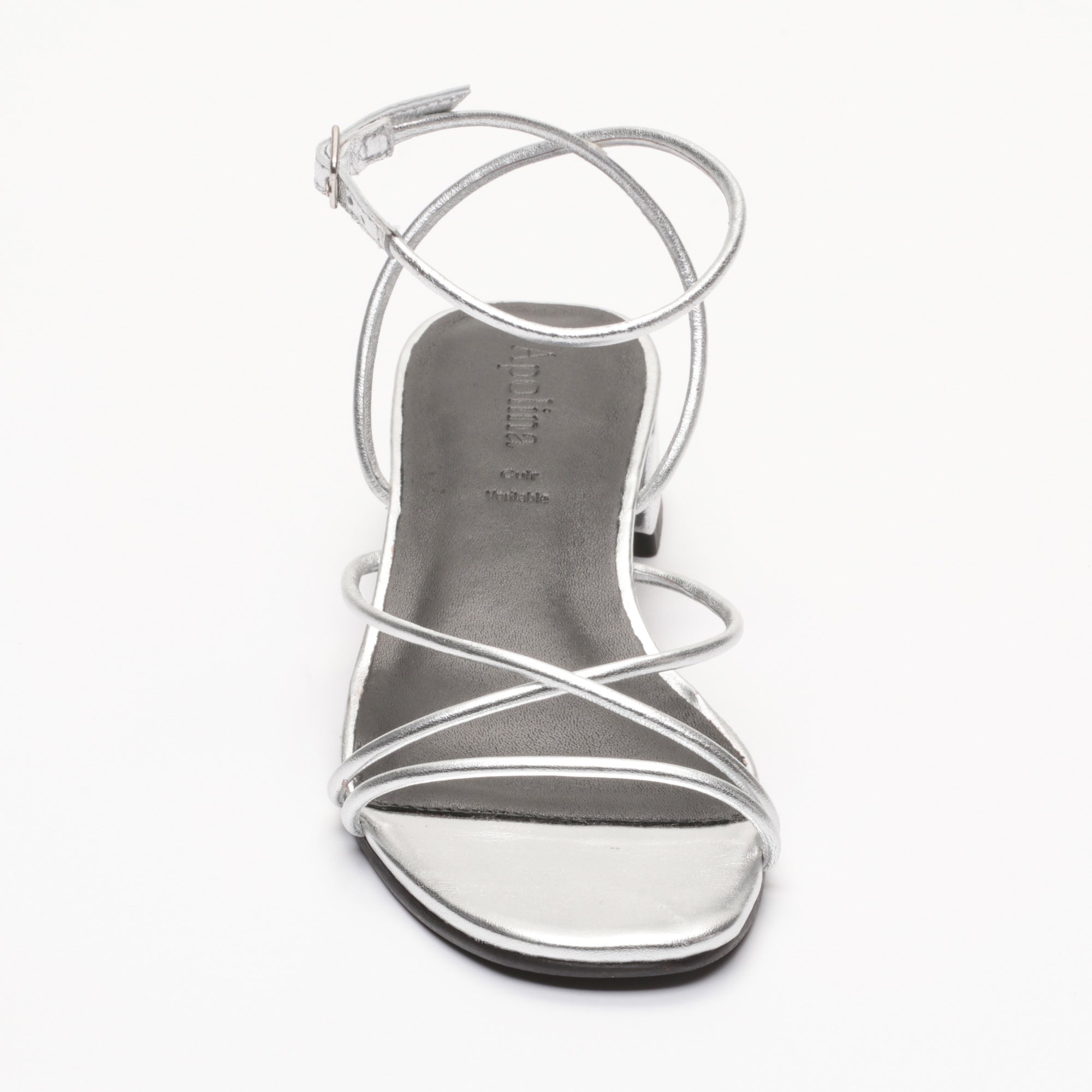 Apolina - Sandales A Talon Janelle - Argent