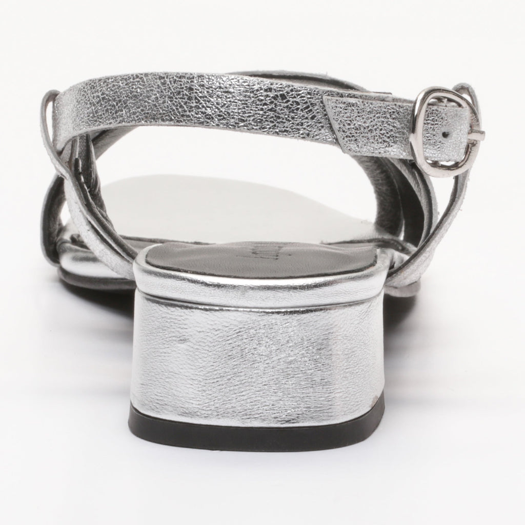 Apolina - Sandalias Tacón Doris - Plata