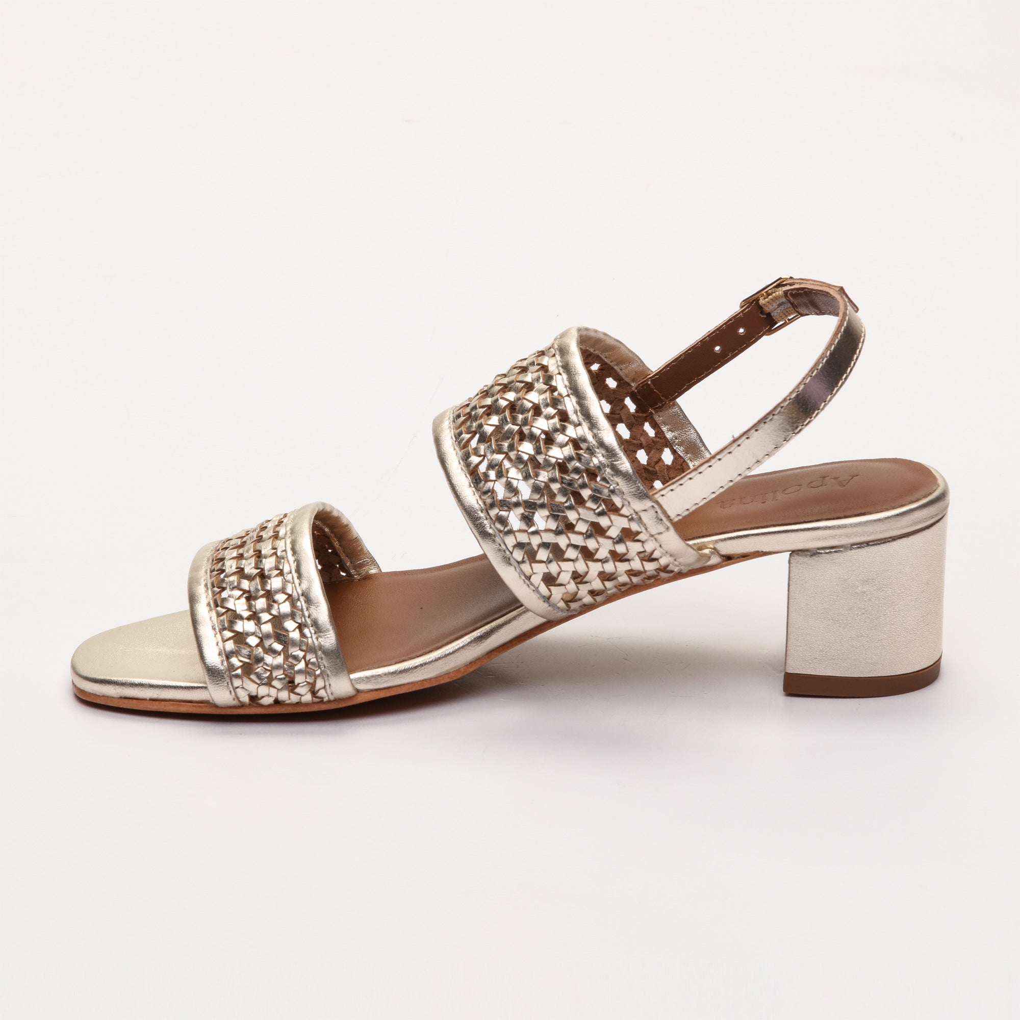 Apolina - Sandalias Tacón Ruth - Dorado